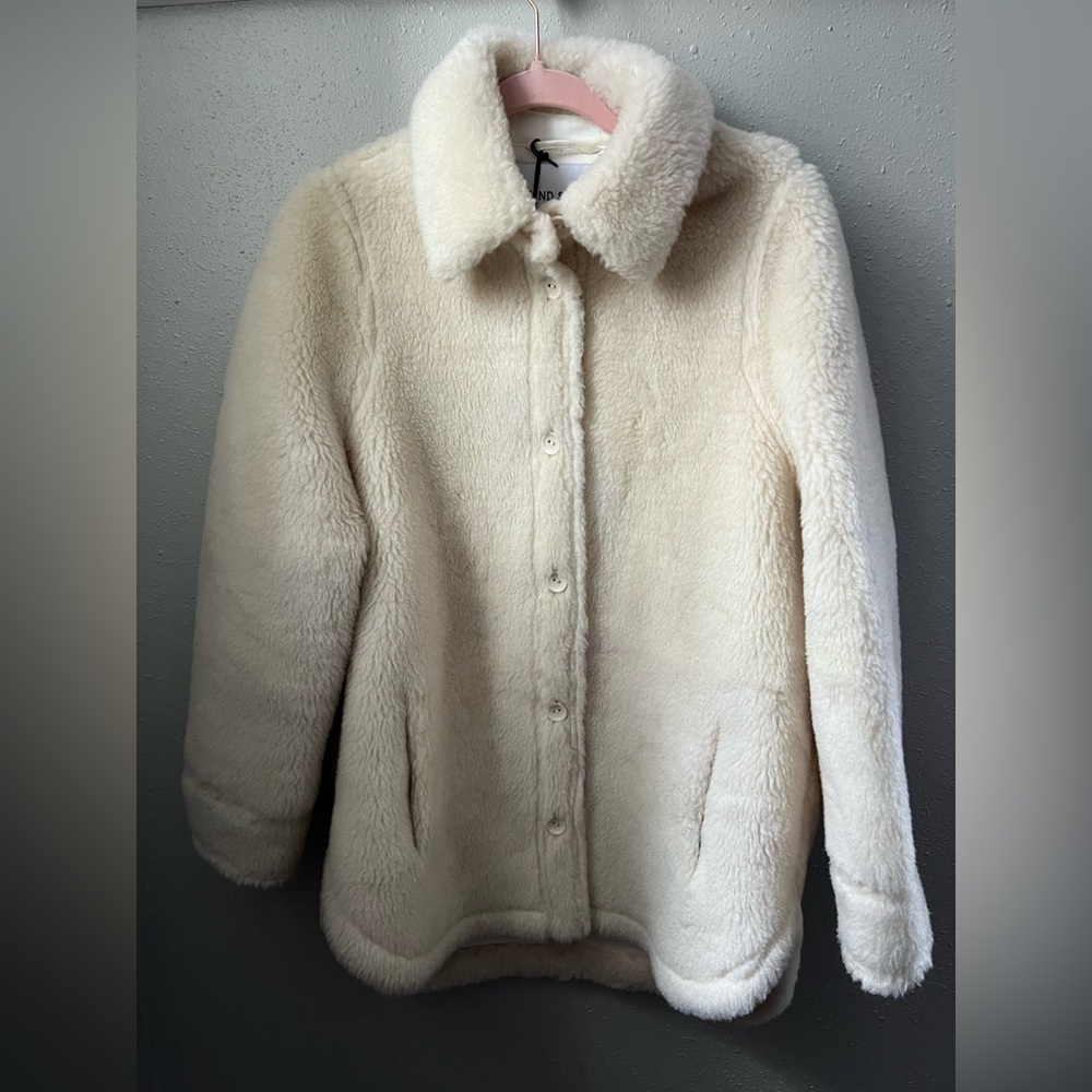 New STAND STUDIO Veron Jacket In Ivory Wool Size 32 - Picture 5 of 16